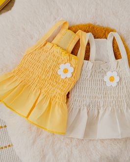 Sunflower Dog Two Foot Dress Pet Clothes