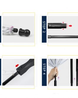 Dog’s Transparent Umbrella With Traction Chain Removable Umbrella Pet Products