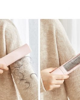 2-1 Reusable Pet Hair Remover Brush Lint Roller Portable Effective Self Cleaning Tool for Cat Dog Fur Hair Dust Removal Brush