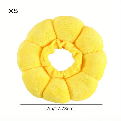 Cat Small Dog Recovery Collar, Cute Sunflower Neck Cone After Surgery, Adjustable Pet E Collar, Wound Healing Protective Cone Surgery Recovery Elizabethan Collars For Small Pets - Image 6