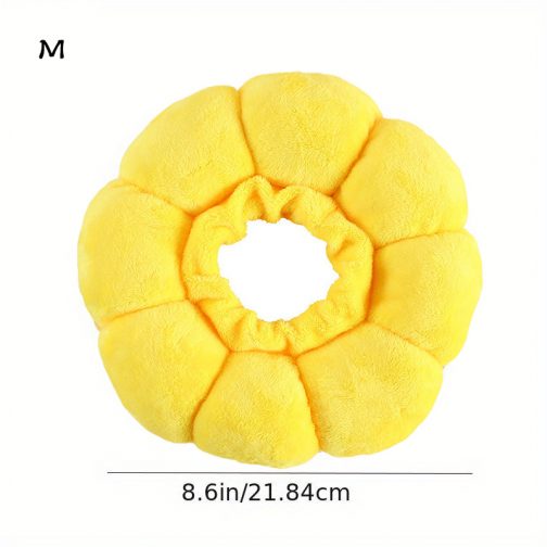 Cat Small Dog Recovery Collar, Cute Sunflower Neck Cone After Surgery, Adjustable Pet E Collar, Wound Healing Protective Cone Surgery Recovery Elizabethan Collars For Small Pets - Image 9
